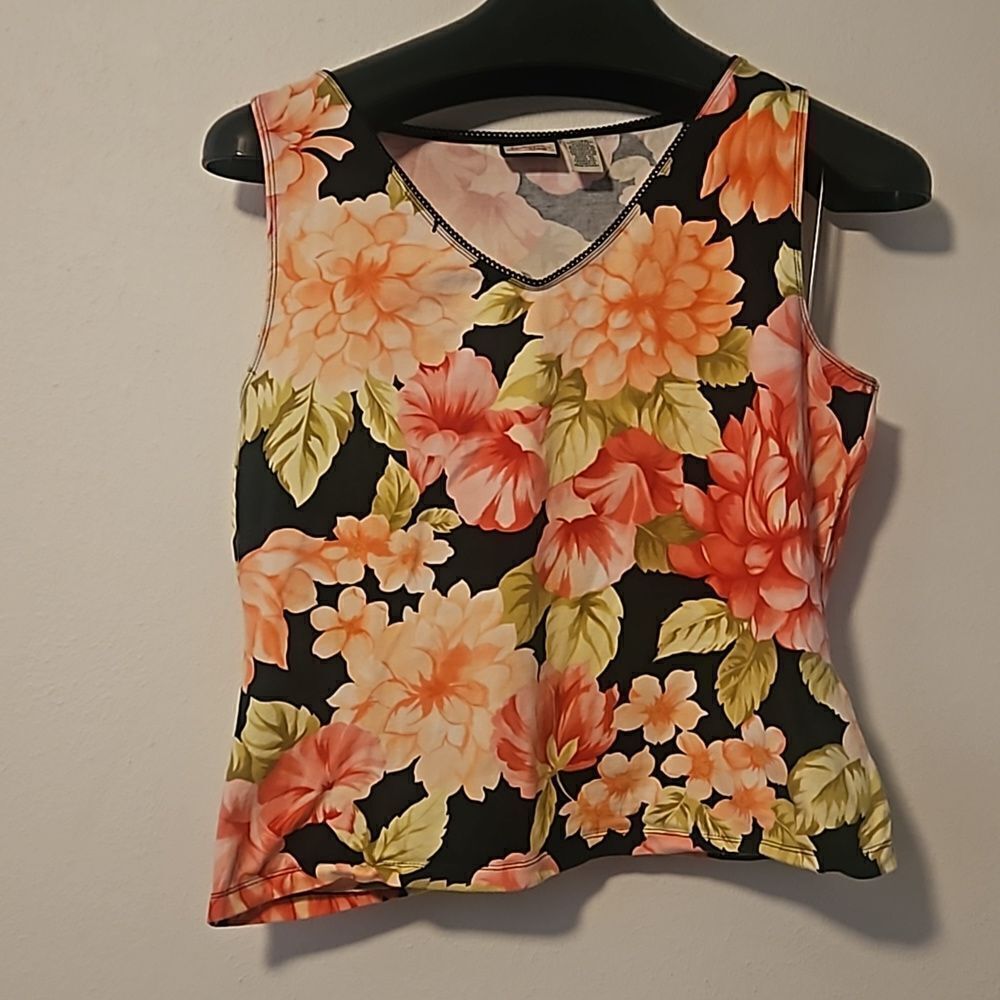 JAMAICA BAY FLORAL TANK XL